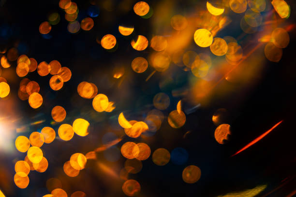 istock Defocused bright golden bokeh dots abstract background 1432481726