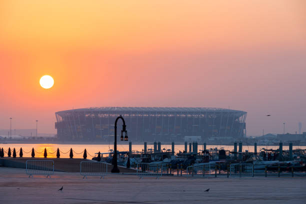 974 estadio de fútbol de qatar - fifa world cup fotografías e imágenes de stock