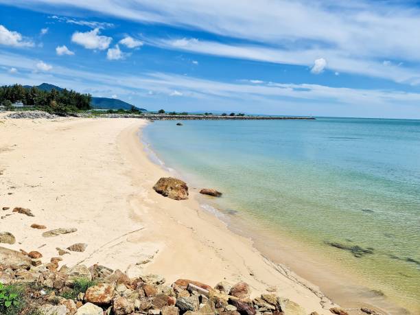 istock Beautiful sandy beach in Nakorn Stithammarat on a sunny day 1432487198