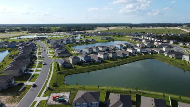 istock High angle view of Savannah New home community 1432490587