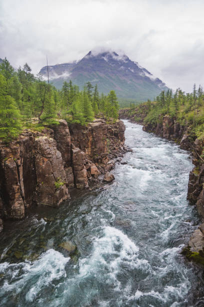 Khihikal River Gorge of Putorana Plateau. Russia, Siberia
