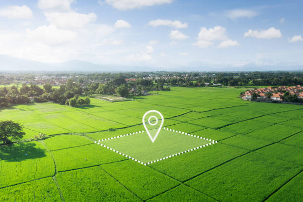 istock Land plot in aerial view in Chiang Mai of Thailand. 1432492466
