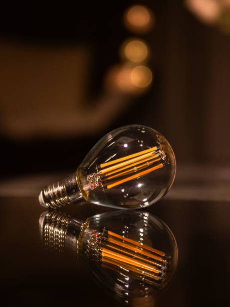 istock Closeup shot of a light bulb 1432494832