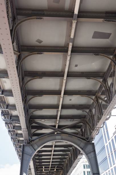 istock Steel subway route of the subway 1432500278