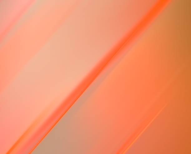 Gradient orange frosted glass effect texture with slanted lines blurry stripes abstract background banner