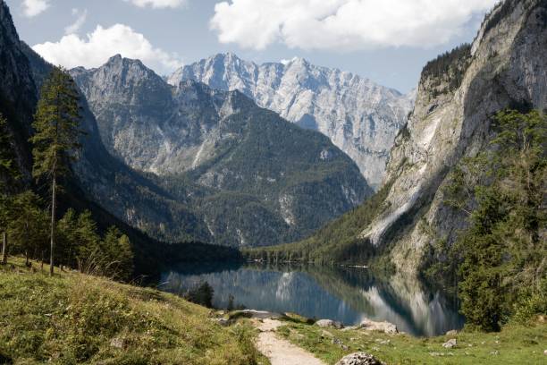 istock Landscape in German Alps, Obersee Bavaria, Konigsee 1432505378