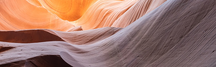 The Antelope Canyon rock formations formed by wind and water in Arizona, USA
Can be used as a background