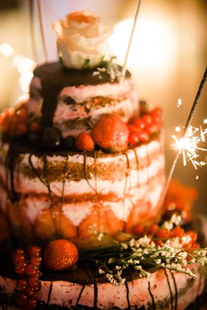 istock Closeup of a delicious Wedding Cake 1432512365