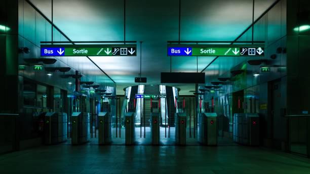 istock Empty subway in Marseille in the evening 1432515284