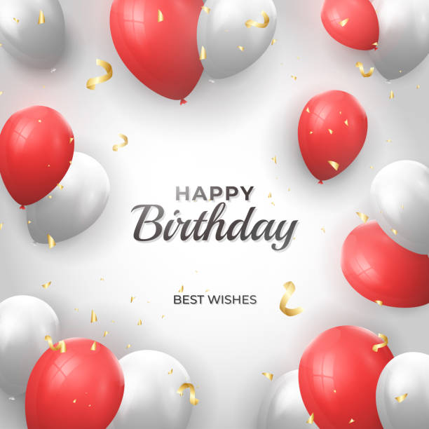 children's birthday card template with photo premium vector - getty stock illustrations