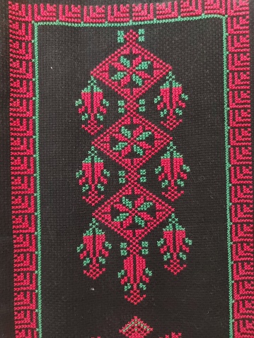 Palestinian Traditional Embroidery cross stitch - Tatreez