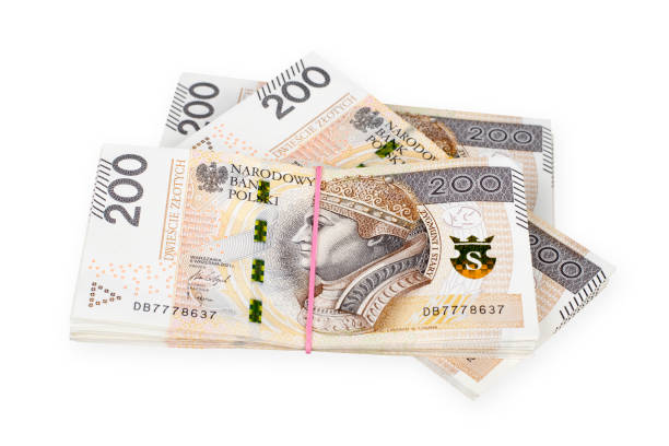istock Polish Bundles 200 zl Banknotes Isolated 1432519661
