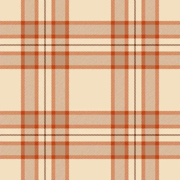 Vector illustration of Thanksgiving Tartan Seamless Pattern.