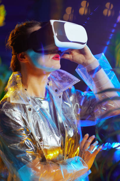 istock modern woman in metaverse in vr goggles 1432532661