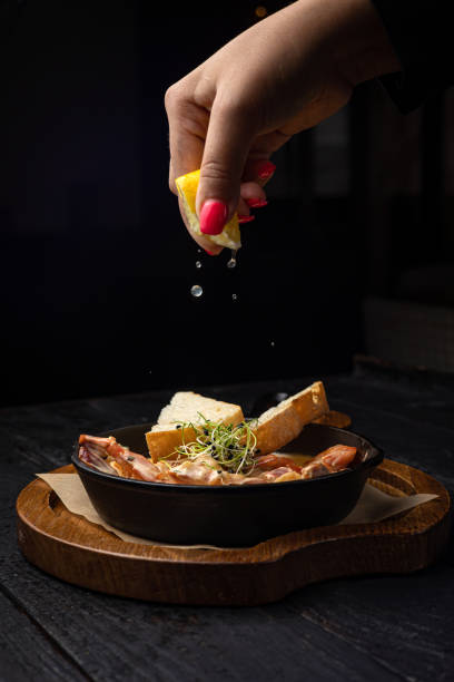 istock delicious grilled seafood in the restaurant. 1432547243