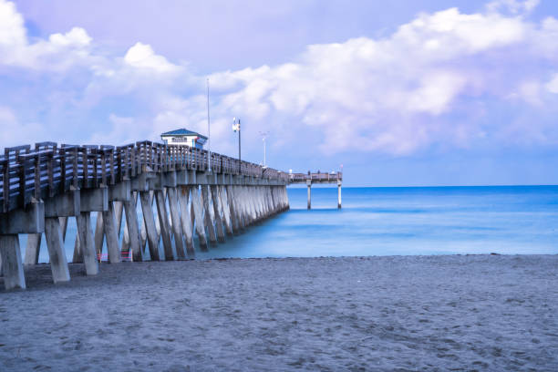 istock Dawn at the Venice Fishing Pier. 1432547401