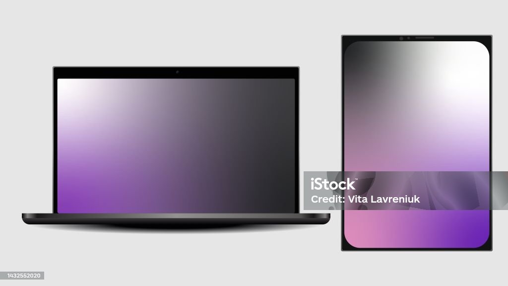 Empty Window Display Computer Computer Display With Blank Screen Modern Computer Display Isolated ...