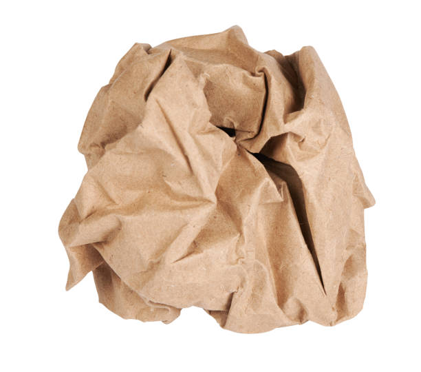 istock crumpled recycled paper isolated on white background 1432553057