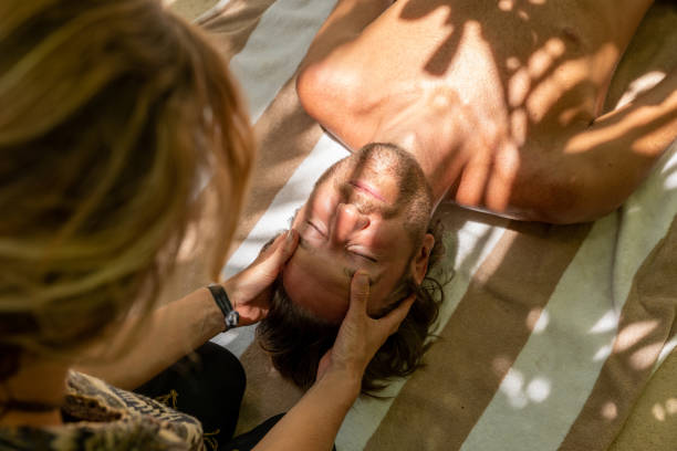 istock Face massage, female therapist 1432553637