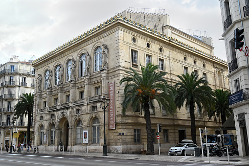 Toulon, France, September 24, 2022 : The City of Toulon Opera
