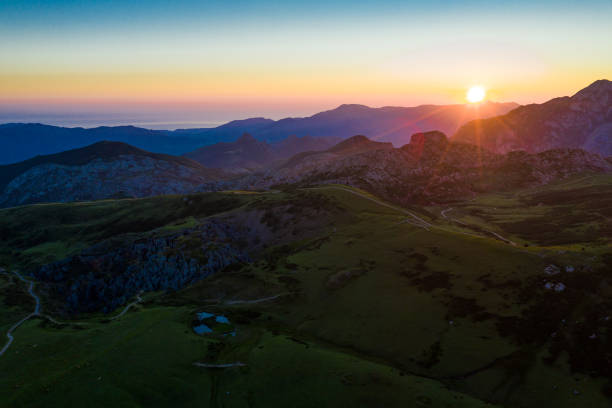 istock Highland landscape at sunset, Picos de Europa 1432559407