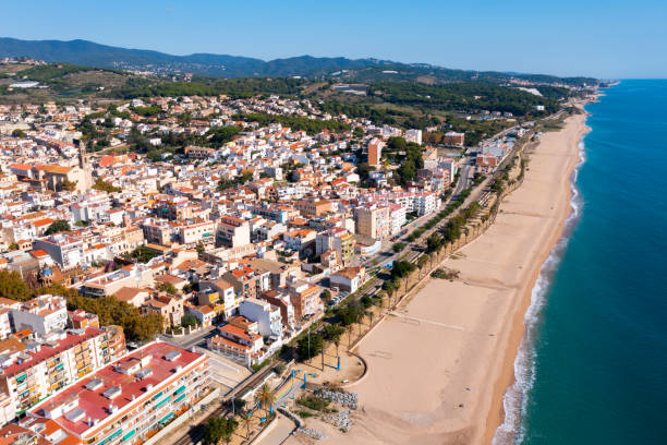 istock View from drone of Canet de Mar in Spain 1432559451