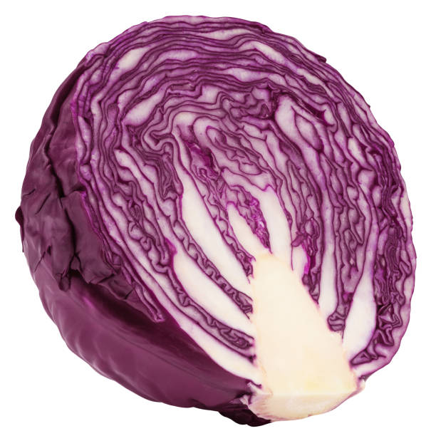 istock red cabbage, isolated on white background, clipping path, full depth of field 1432560426