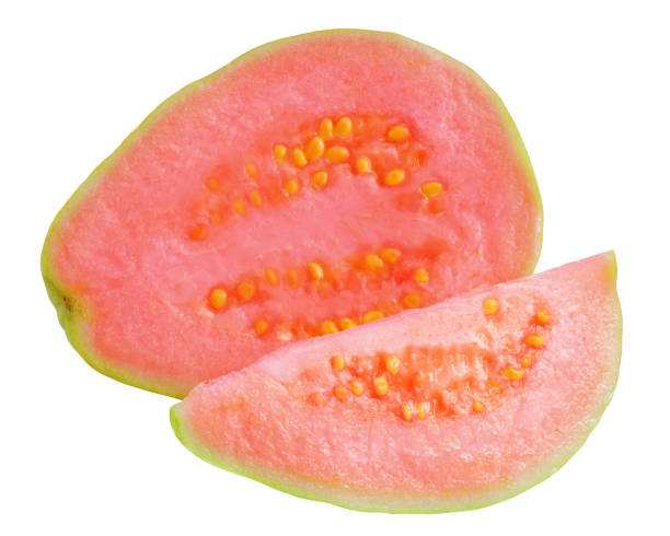 istock guava isolated on white background, clipping path, full depth of field 1432560523