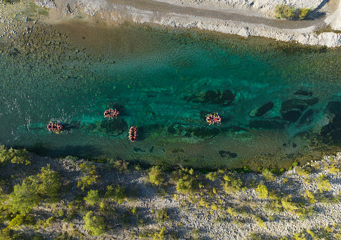 Rafting in the Manavgat River, Koprulu Canyon Manavgat, Antalya Turkey