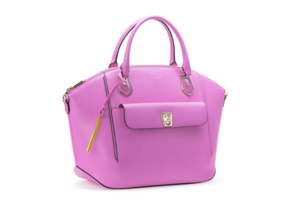 istock Capacious female purse handbag over a white background 1432573911