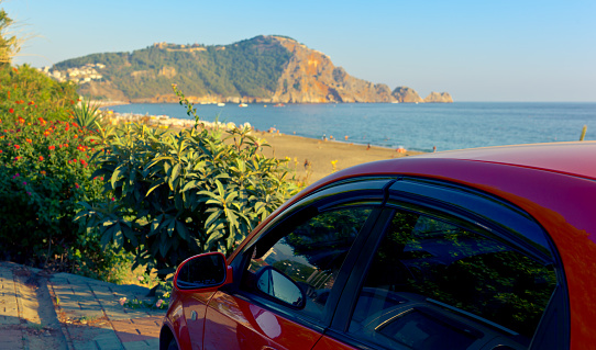 Beautiful view of Cleopatra Beach. Alanya, Antalya Province, Turkey