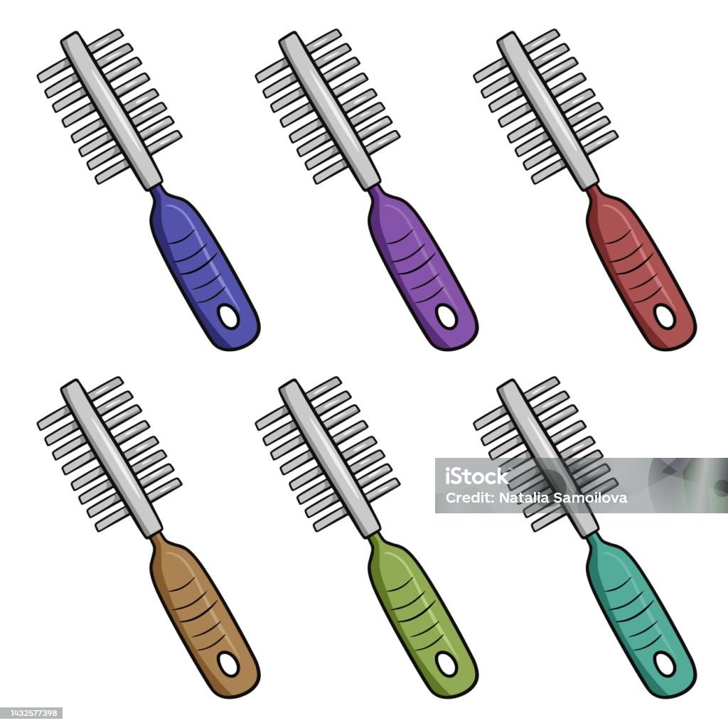 Ilustración de Un Conjunto De Iconos De Colores Un Peine De Metal Para Animales Con Un Mango De Plástico Dibujos Animados Vectoriales y más Vectores Libres de Derechos de Azul - iStock Ilustración de Un Conjunto De Iconos De Colores Un Peine De Metal Para Animales Con Un Mango De Plástico Dibujos Animados Vectoriales y más Vectores Libres de Derechos de Azul - iStock