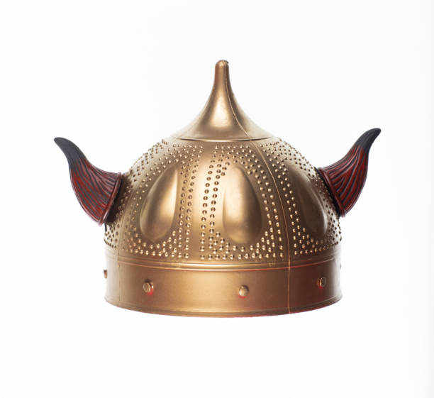 istock knight horns helmet isolated on white background 1432581414