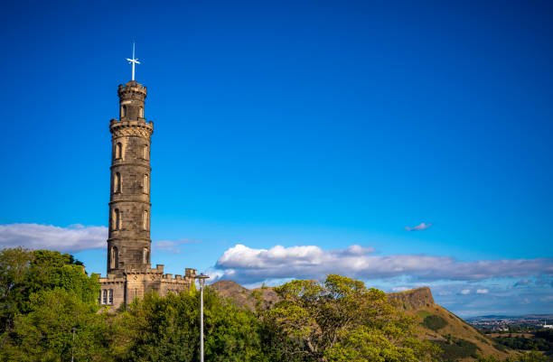 istock Edinburgh Nelson Monument located in Calton Hill, UK 1432586679