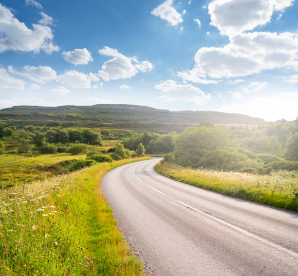 istock Skye island road in Highlands Scotland UK 1432597346