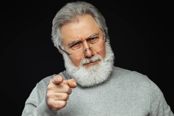 istock Portrait of an upset old man 1432610801