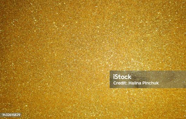 Gold Glitter Background Christmas Shiny Background Stock Photo - Download Image Now