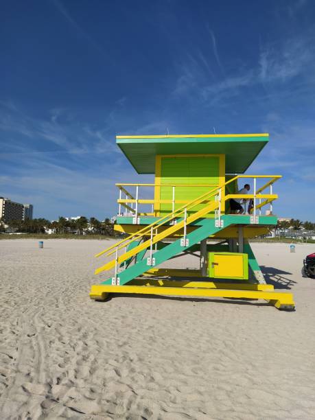 istock Ocean rescue lifeguard towers 1432618197