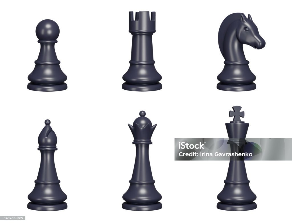 DG-RA Style Chess Pieces Set - Openclipart