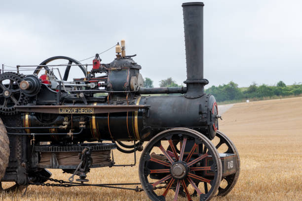 Fowler Ky ploughing engine Tarrant Hinton.Dorset.United Kingdom.August 25th 2022.A 1926 Fowler K7 ploghing engine called Jack Of Hertz is on display at the Great Dorset Steam Fair 1926 stock pictures, royalty-free photos & images
