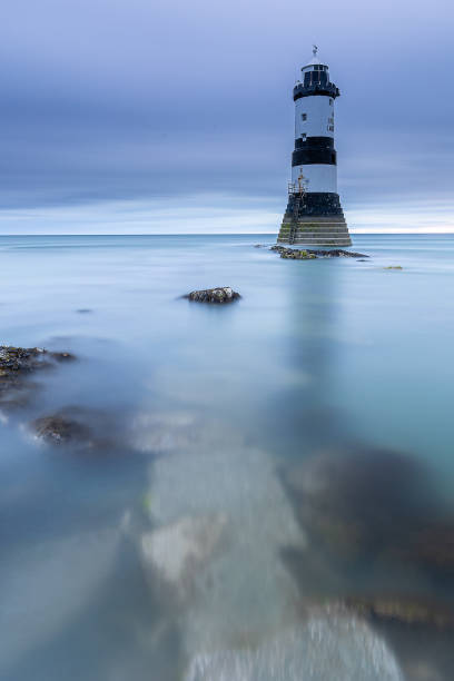 Penmon Point Lighthouse, Anglesey island, Wales, United Kingdom