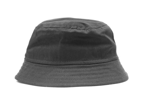 istock Black panama on a white background. Summer headwear. Sun hat. Summer accessory. 1432671981