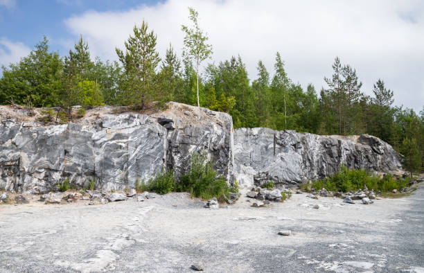istock Karelian landscape with a former marble quarry. Ruskeala 1432674257