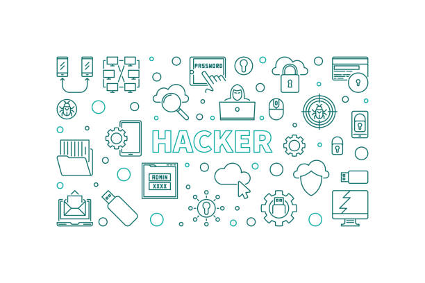 Hacker Code Border 100+ Hacker Attack Banner Mobile Phone Hacking Protecting Computer ...