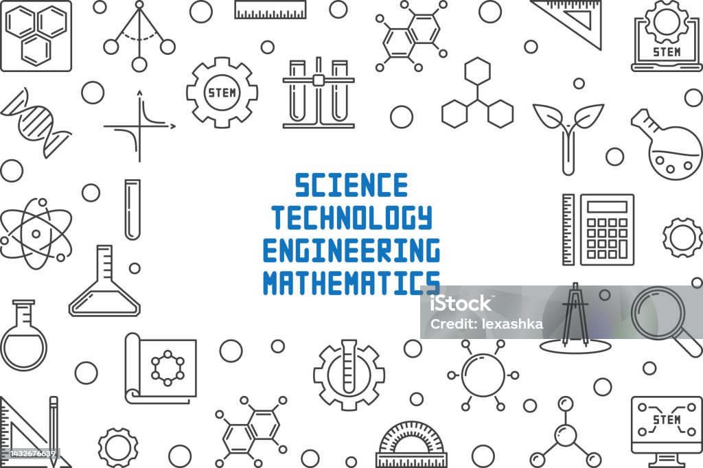 Science Technology Engineering Mathmatics Science Technology Engineering And Math Concept Frame Stock ...