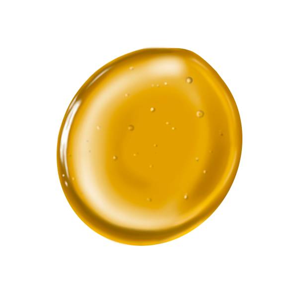 istock Watercolor honey drop. Realistic golden drop of honey 1432681201