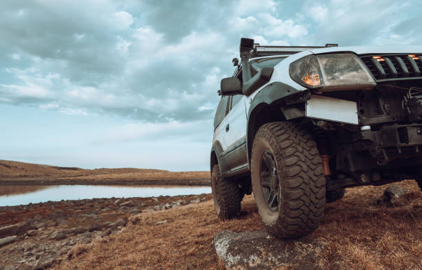 istock The all-terrain vehicle is standing on the ground 1432687075
