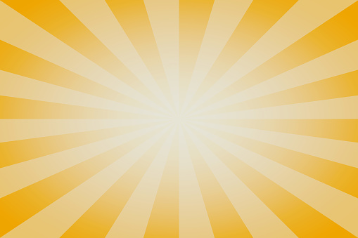 Yellow Abstract Sunburst Radial Rays Summer Background Textute extreme closeup. 3d Rendering