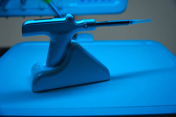istock Obstruction system. Apparatus for three-dimensional obturation of root canals 1432692398