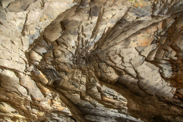 Cave Roof The roof of one of the cavernous cut-throughs at Watkins Glen State Park. watkins glen stock pictures, royalty-free photos & images